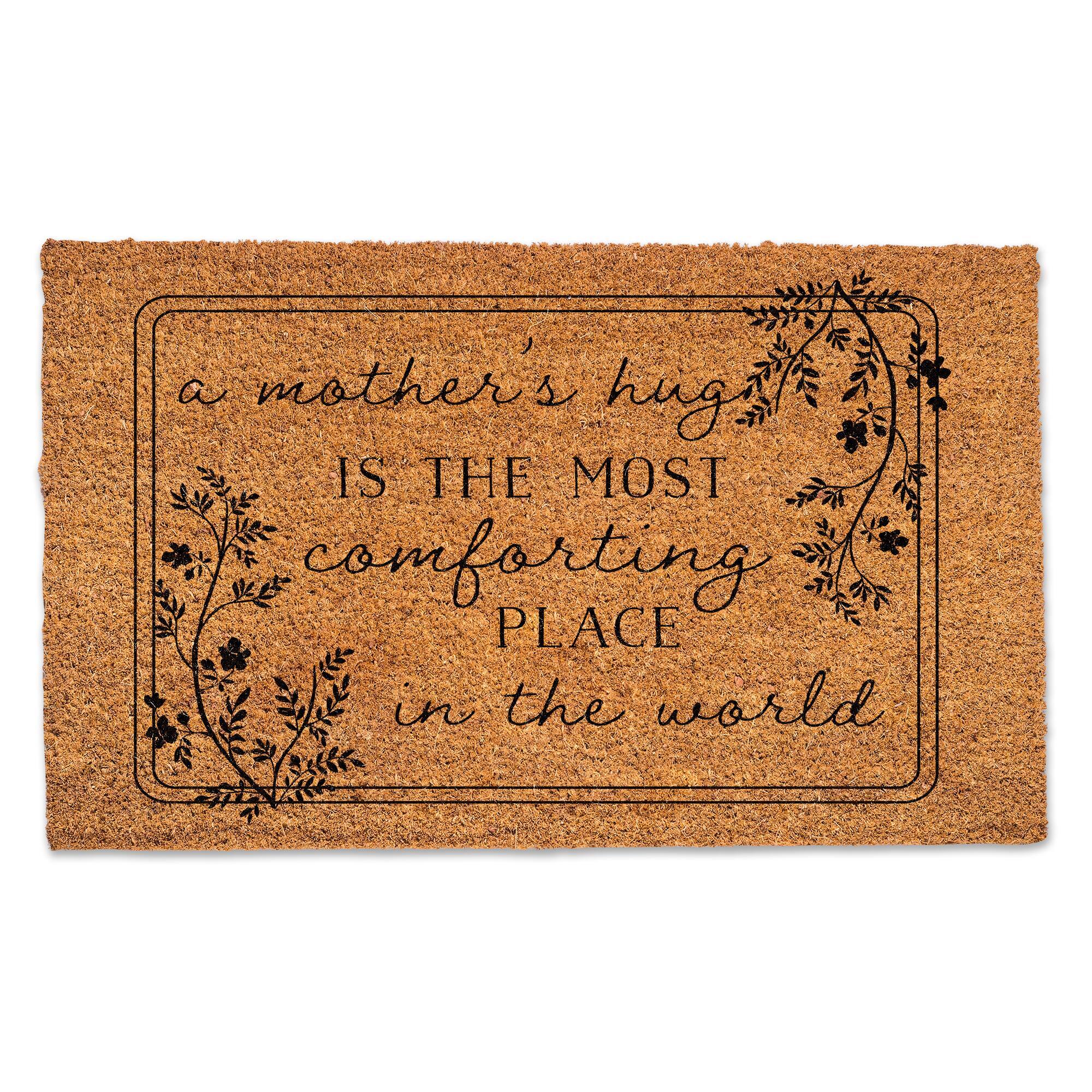 A Mother's Hug Door Mat